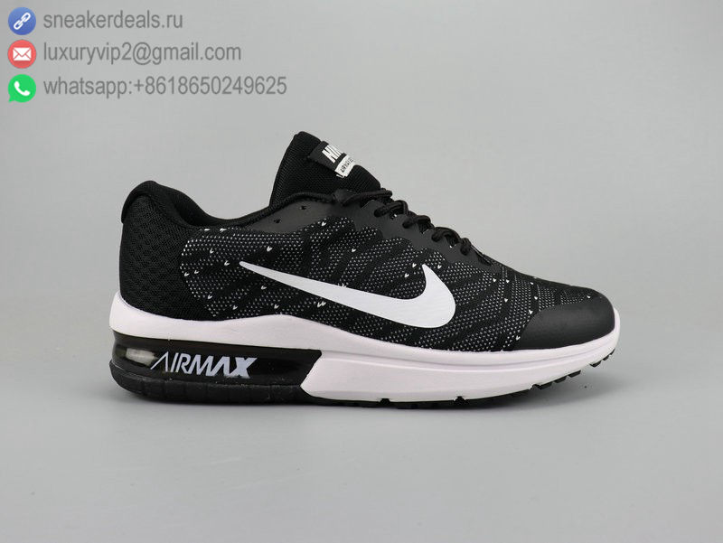 NIKE AIR MAX SEQUENT 2 CLASSIC BLACK MEN RUNNING SHOES